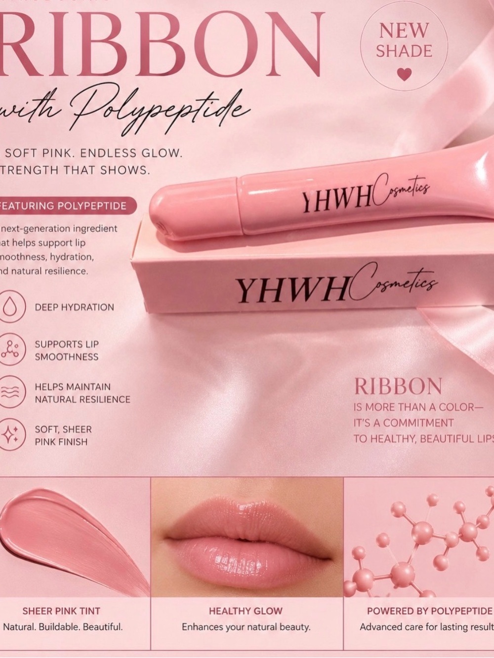 Ribbon Lip Tint - Soft Pink